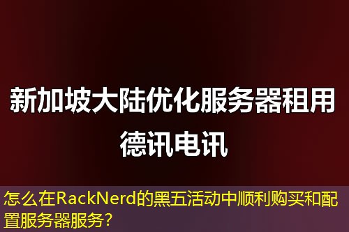怎么在RackNerd的黑五活動(dòng)中順利購(gòu)買和配置服務(wù)器服務(wù)？