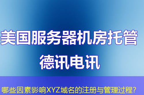 哪些因素影響XYZ域名的注冊與管理過程？