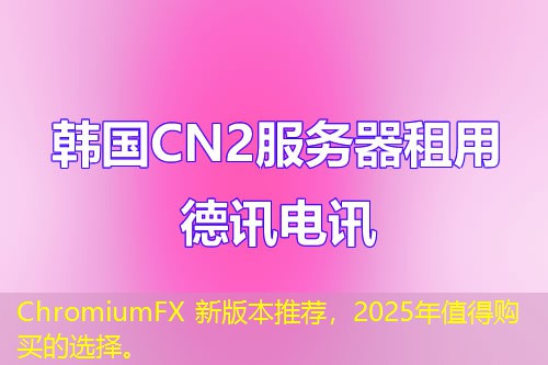 ChromiumFX 新版本推薦，2025年值得購買的選擇。